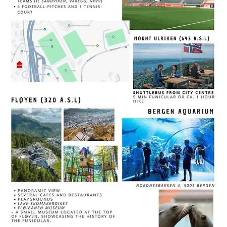 아파트 Panoramic Views And Garden!